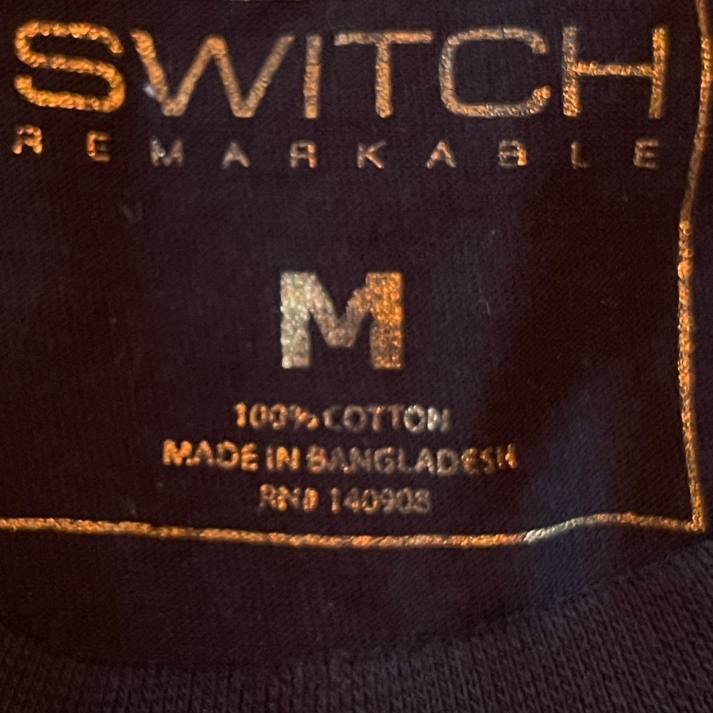 Like New Switch Remarkable Limited Edition Retro Razor Cut Tiger Patch Tee - Picture 11 of 13
